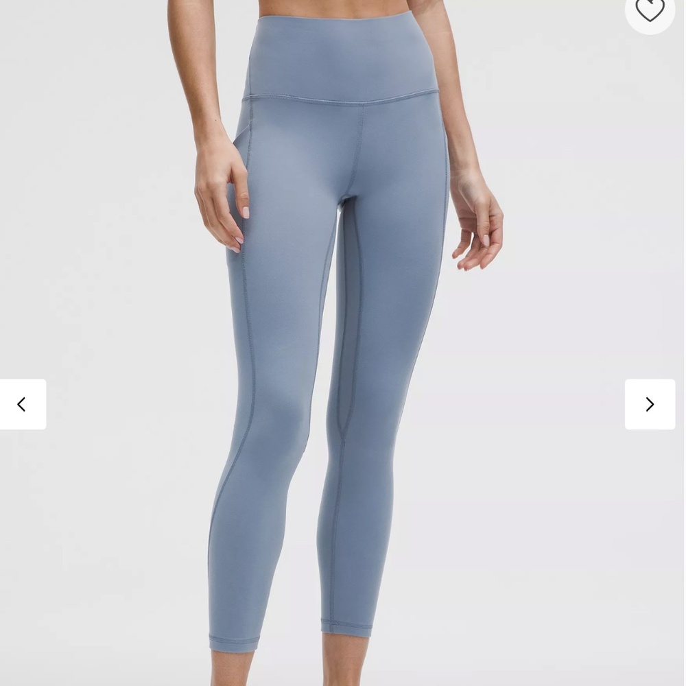 NWT Lululemon Align HR Pant 25" in Denim Blue [Size 4]